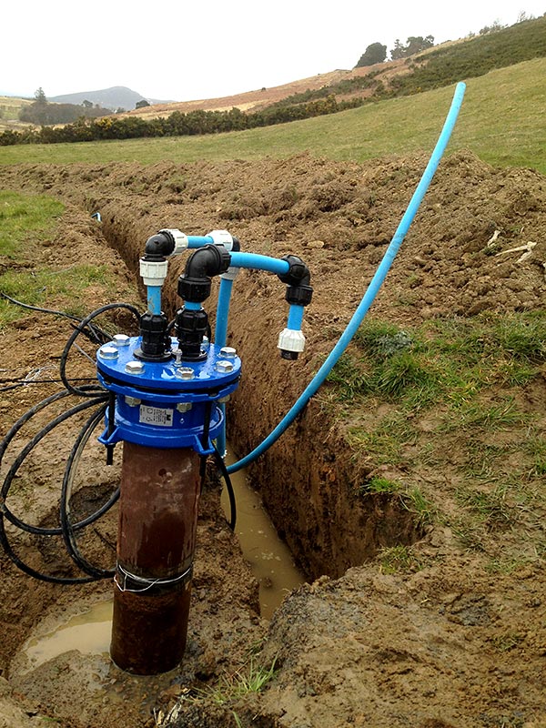 Borehole connected