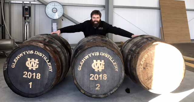 John with GlenWyvis whisky barrels